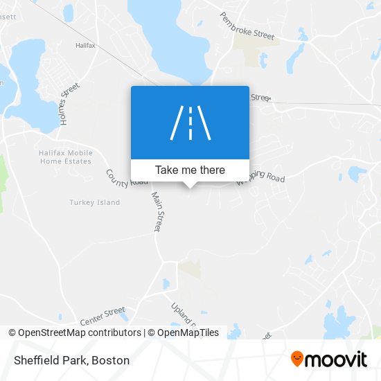 Mapa de Sheffield Park