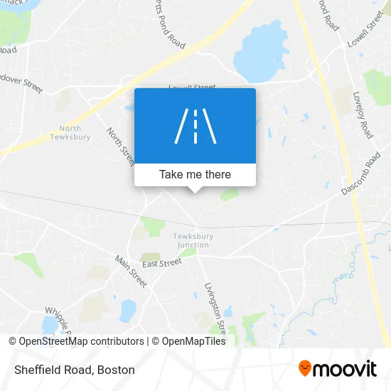 Sheffield Road map