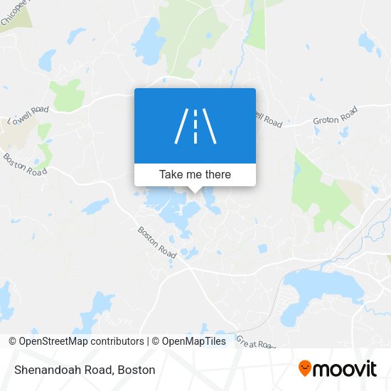Mapa de Shenandoah Road