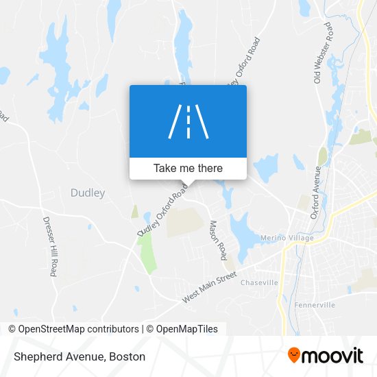 Mapa de Shepherd Avenue