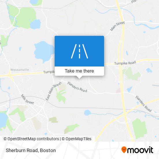 Sherburn Road map