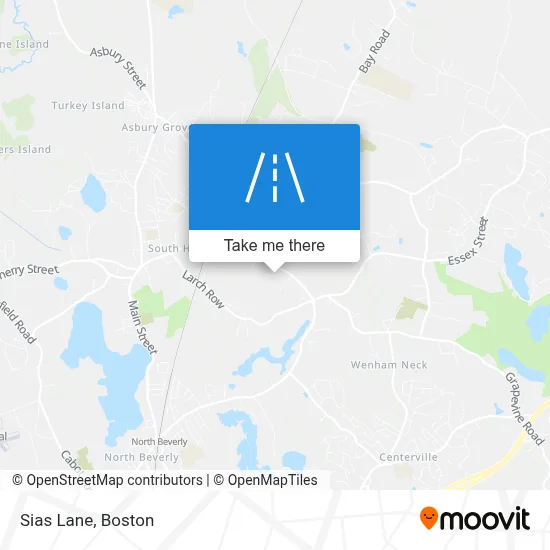 Sias Lane map