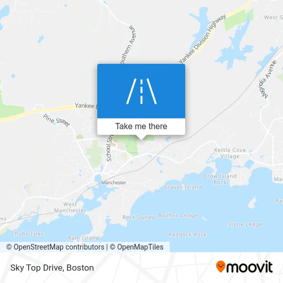 Sky Top Drive map
