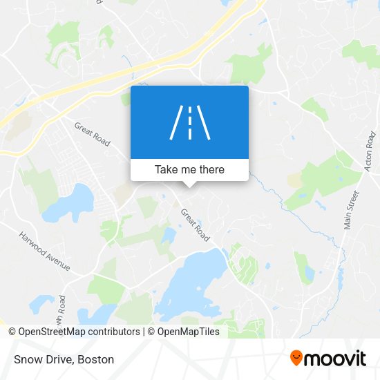 Snow Drive map