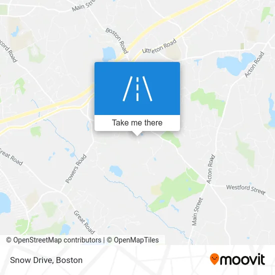 Snow Drive map