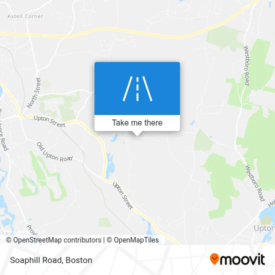 Soaphill Road map