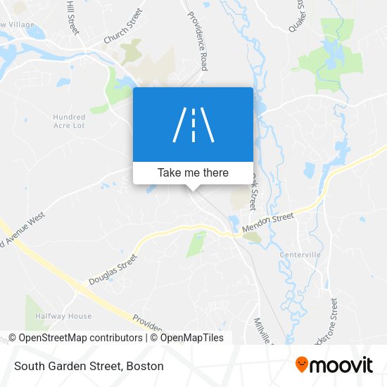 Mapa de South Garden Street