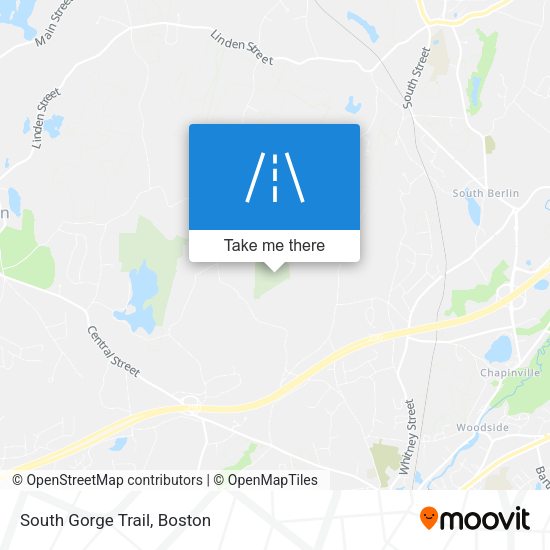 Mapa de South Gorge Trail