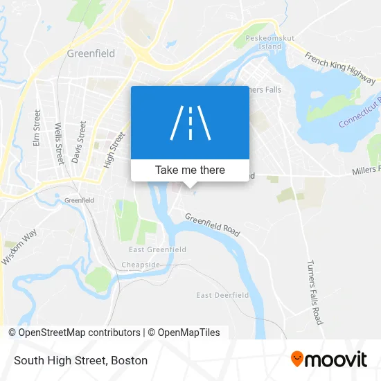 South High Street map