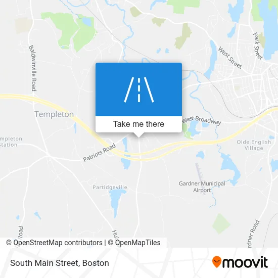 South Main Street map