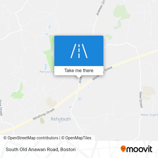 South Old Anawan Road map
