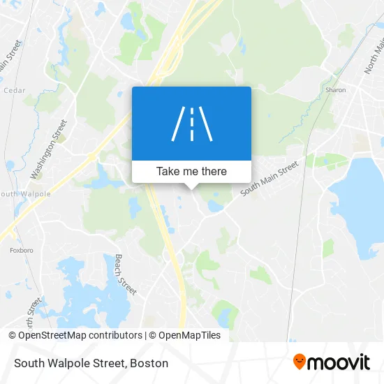 South Walpole Street map