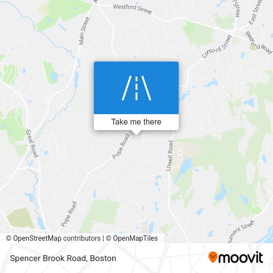 Mapa de Spencer Brook Road
