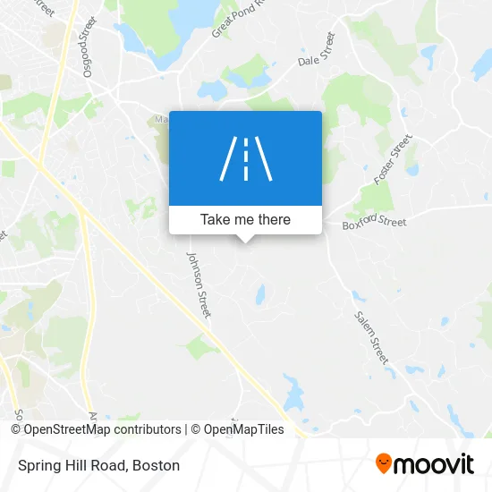 Spring Hill Road map