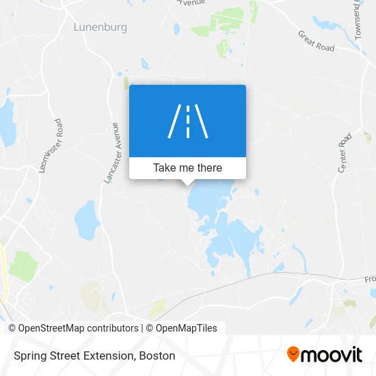 Spring Street Extension map