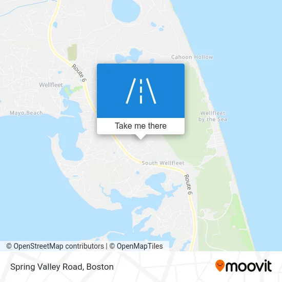 Spring Valley Road map