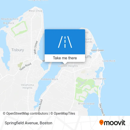 Springfield Avenue map