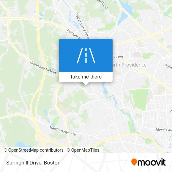 Springhill Drive map