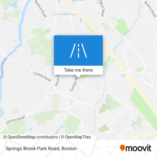 Mapa de Springs Brook Park Road