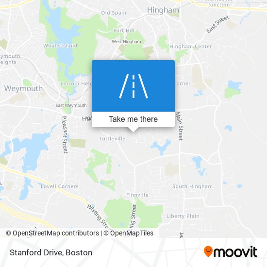 Stanford Drive map