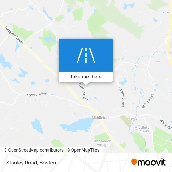 Stanley Road map