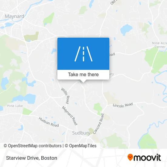 Starview Drive map