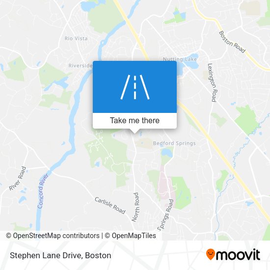 Stephen Lane Drive map