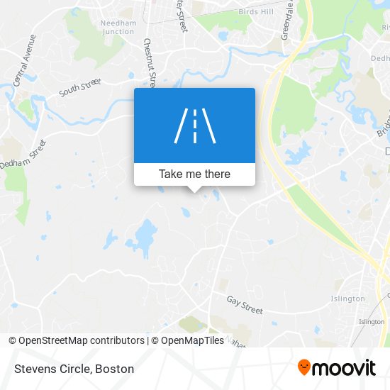 Mapa de Stevens Circle