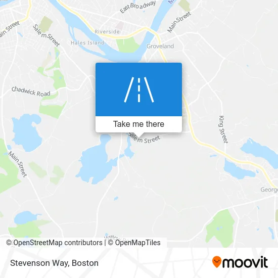 Stevenson Way map