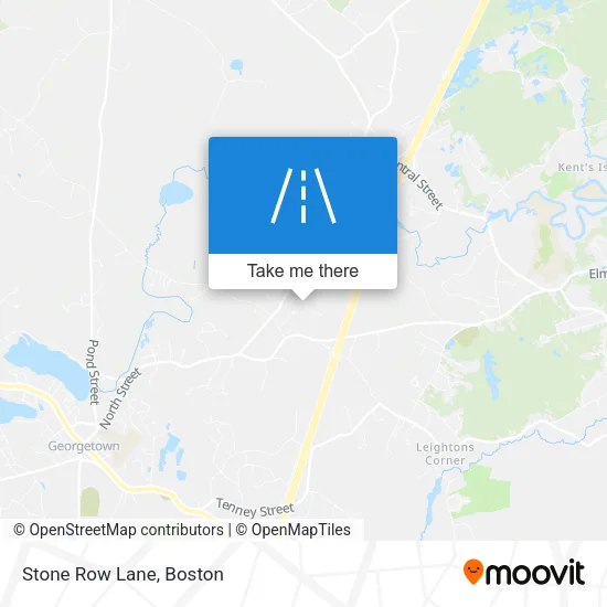Stone Row Lane map