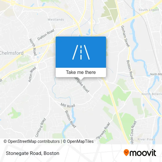 Stonegate Road map