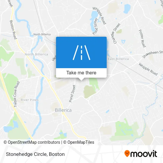 Stonehedge Circle map