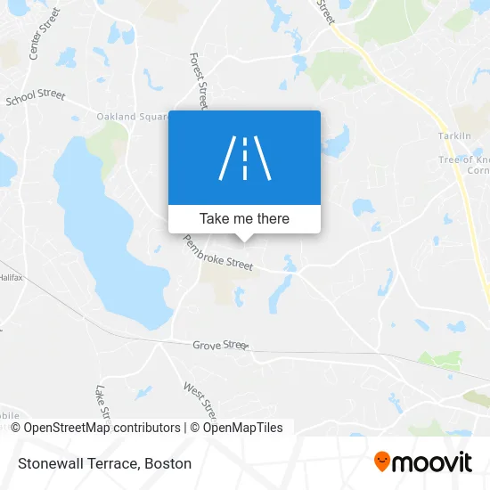 Stonewall Terrace map