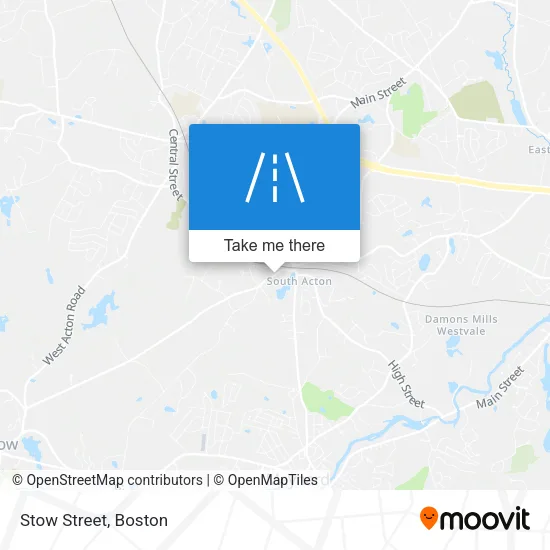 Stow Street map