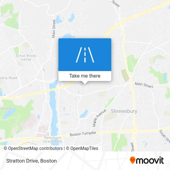 Stratton Drive map