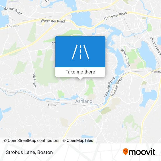 Strobus Lane map