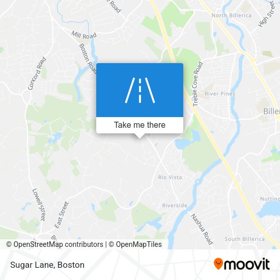 Mapa de Sugar Lane