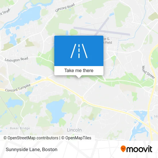 Sunnyside Lane map