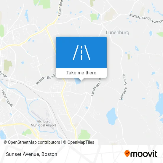 Sunset Avenue map