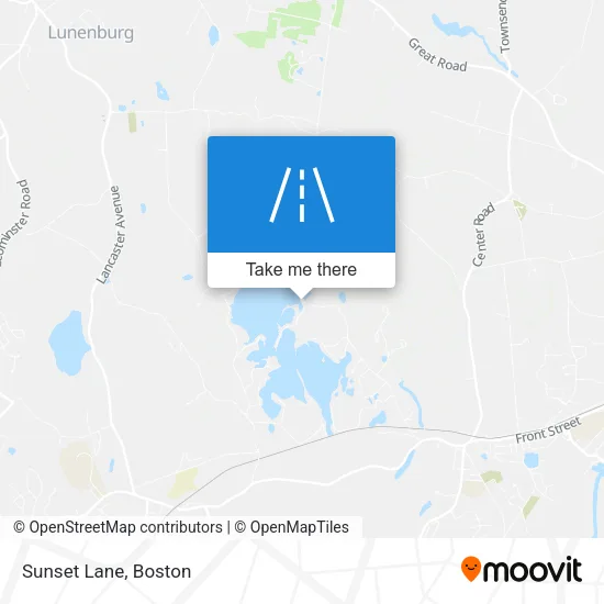 Sunset Lane map