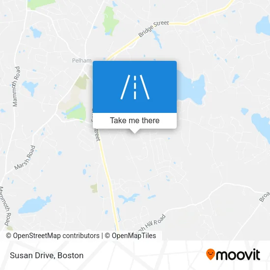 Susan Drive map