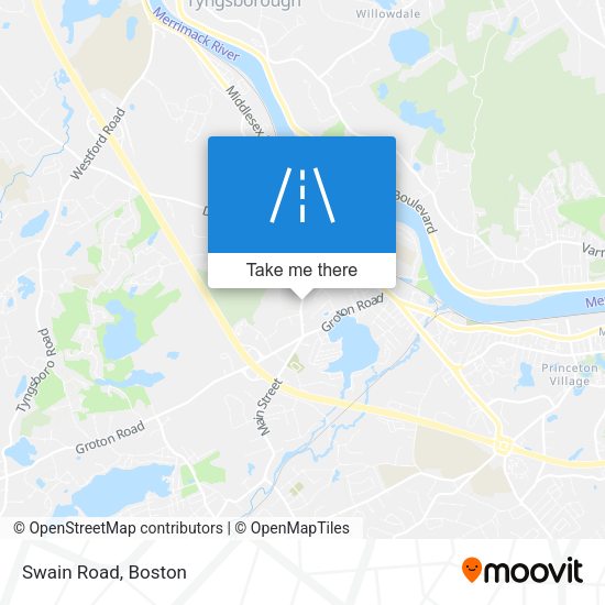 Mapa de Swain Road
