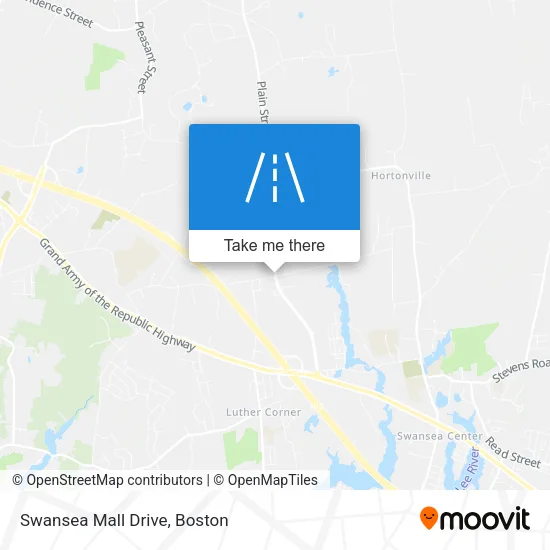Swansea Mall Drive map