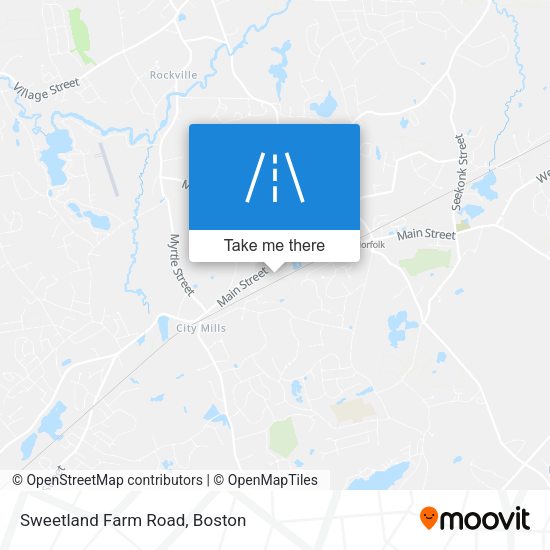 Mapa de Sweetland Farm Road