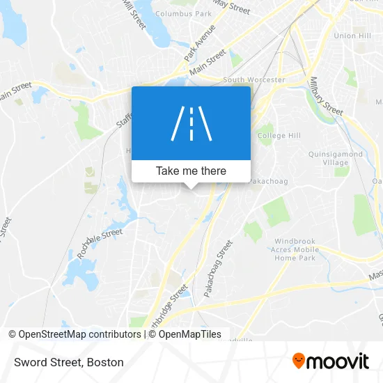 Sword Street map