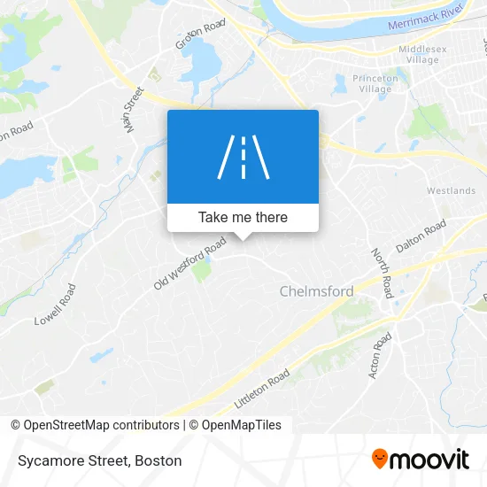 Sycamore Street map
