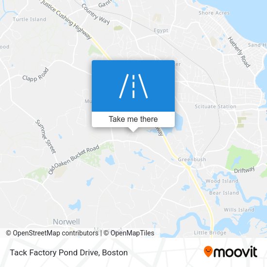 Mapa de Tack Factory Pond Drive