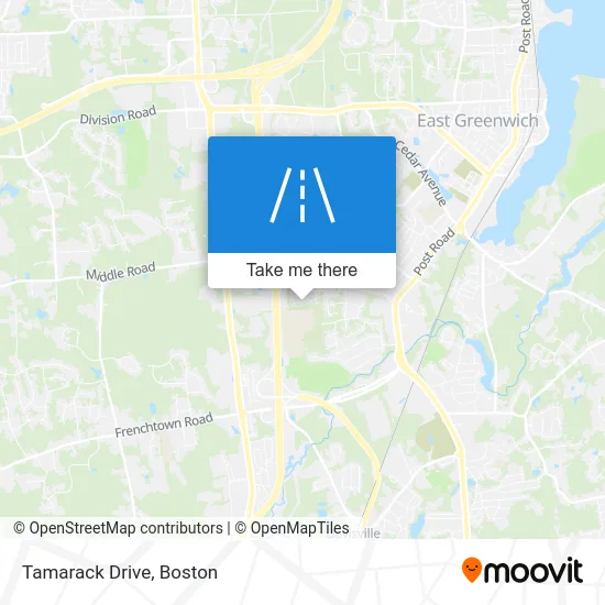 Tamarack Drive map