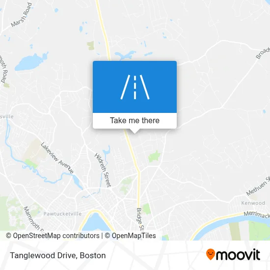 Tanglewood Drive map