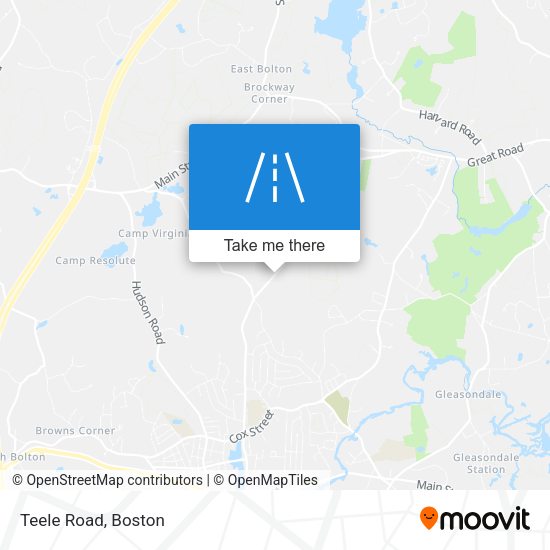 Mapa de Teele Road